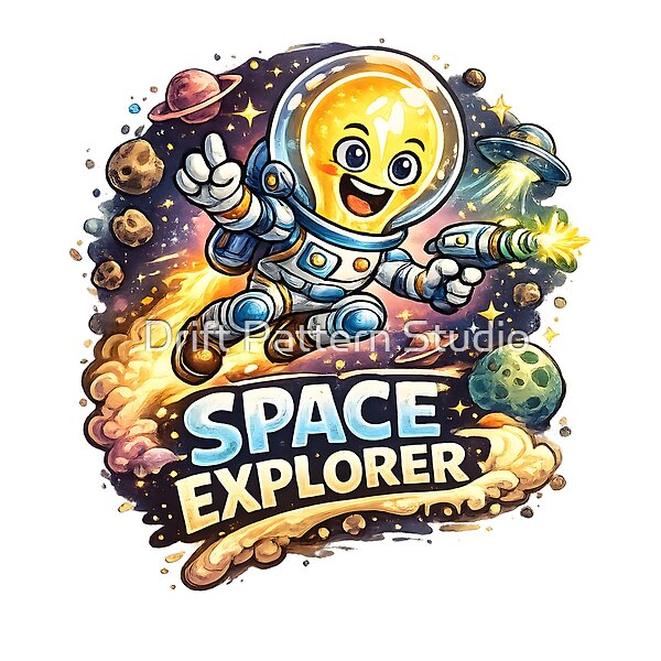 Cute Space Explorer Astronaut Adventure from the Sci-Fi & Steampunk collection