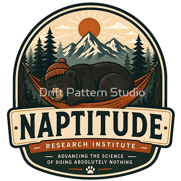 Naptitude Research Institute Sleeping Bear Badge design by Drift Pattern Studio