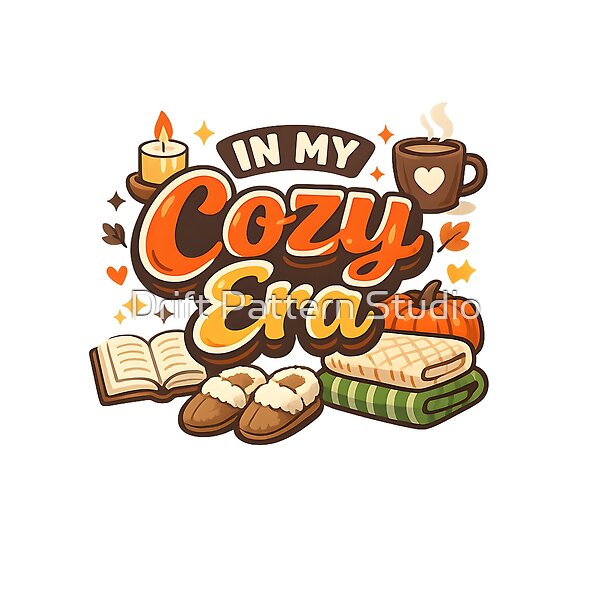 In My Cozy Era Autumn Design design by Drift Pattern Studio