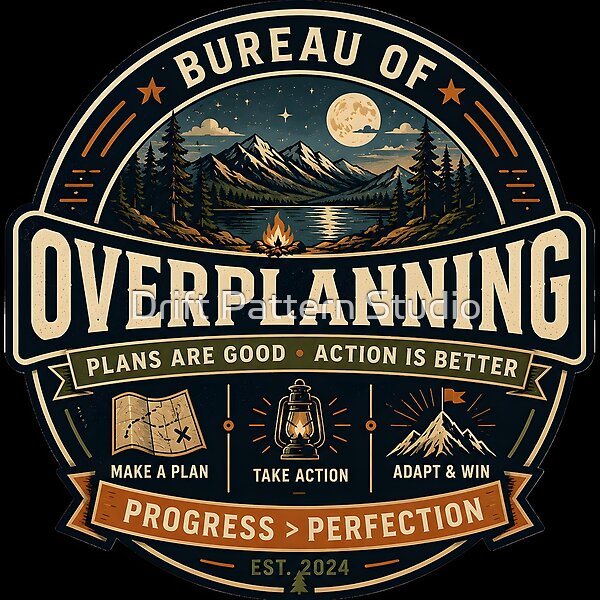 Bureau of Overplanning Badge Design design by Drift Pattern Studio