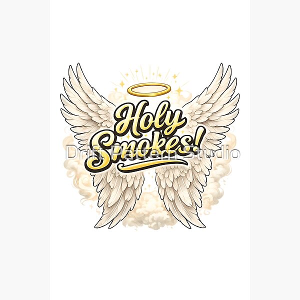 Holy Smokes Angel Wings Design design by Drift Pattern Studio