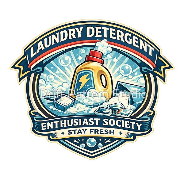 Laundry Detergent Enthusiast Society Stay Fresh Badge from the Bureau of Nonsense collection