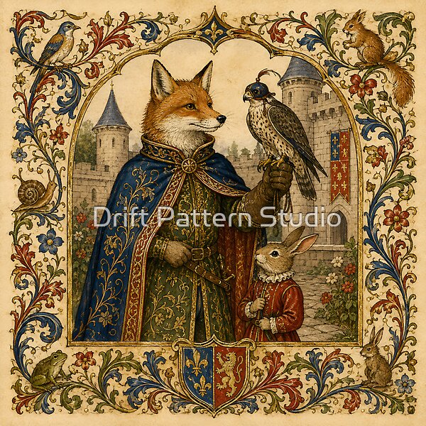 The Fox Falconer of the Royal Keep design by Drift Pattern Studio
