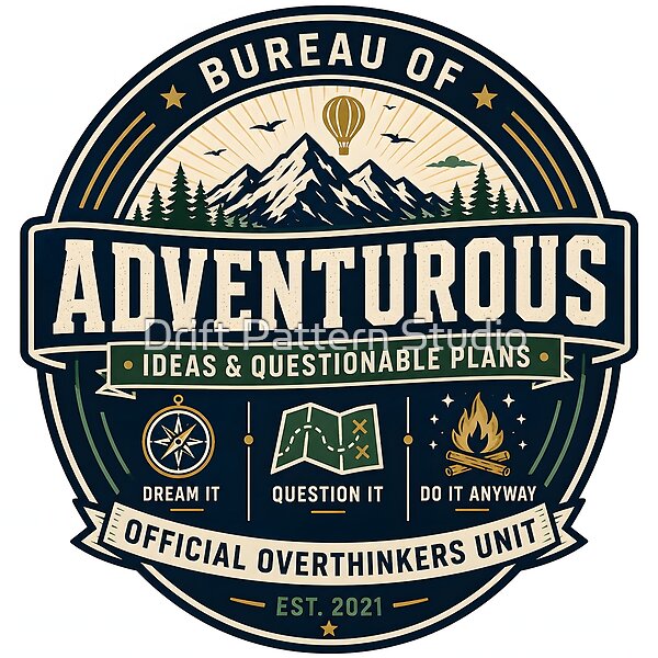 Bureau of Adventurous Ideas Badge design by Drift Pattern Studio