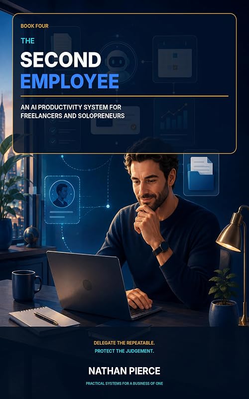 Cover of The Second Employee: An AI Productivity System for Freelancers and Solopreneurs